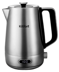 Изображение товара Электрочайник Kitfort КТ-6182 серебристый