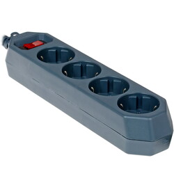 Изображение товара Сетевой фильтр ЭРА USF-M-4es-1.5m-B черный