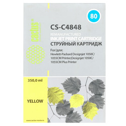 Изображение товара Картридж Cactus CS-C4848 №80 желтый