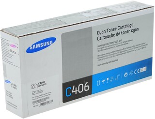 Изображение товара Картридж лазерный Samsung CLT-C406S голубой, с чипом