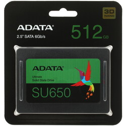 Изображение товара 512 ГБ 2.5" SATA накопитель ADATA SU650 [ASU650SS-512GT-R]
