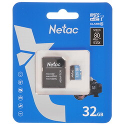 Изображение товара Карта памяти Netac microSDHC 32 ГБ [NT02P500STN-032G-R]