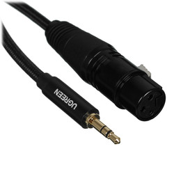 Изображение товара Кабель   Ugreen XLR - jack 3.5 мм черный