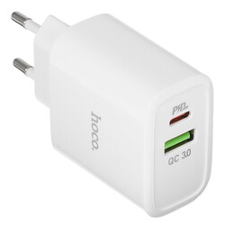 Изображение товара Сетевое зарядное устройство Hoco RC5 белый