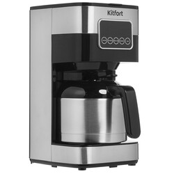 Изображение товара Кофеварка капельная Kitfort KT-752 серебристый
