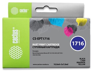 Изображение товара Картридж Cactus CS-EPT1716 многоцветный