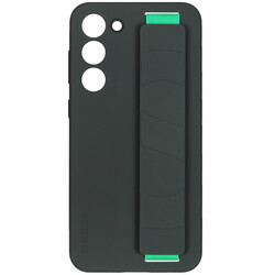 Изображение товара Накладка  Samsung Silicone Grip Case для Samsung Galaxy S23+ черный/зеленый