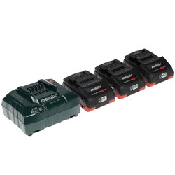 Изображение товара Набор аккумуляторов с зарядным устройством Metabo Basic-Set 685133000 CAS 18V