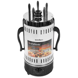 Изображение товара Электрошашлычница Endever Grillmaster 290 серебристый