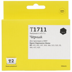 Изображение товара Картридж T2 IC-ET1711 черный