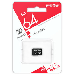 Изображение товара Карта памяти Smartbuy microSDXC 64 ГБ [SB64GBSDCL10-00LE]