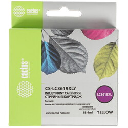 Изображение товара Картридж Cactus CS-LC3619XLY желтый
