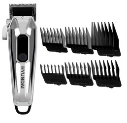 Изображение товара Машинка для стрижки Hyundai H-HC7110 серебристый/черный