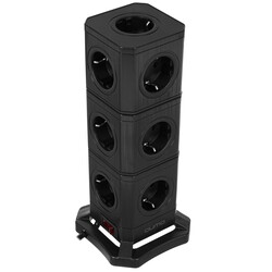 Изображение товара Сетевой фильтр QUMO Power Block System PD1+2 12SP5U (P-0003) черный