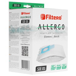 Изображение товара Комплект пылесборник и фильтр Filtero Allergo SIE 01