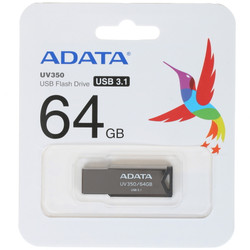 Изображение товара Память USB Flash 64 ГБ ADATA UV350 [AUV350-64G-RBK]