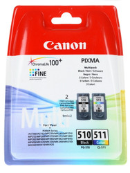 Изображение товара Набор картриджей Canon PG-510/CL-511 многоцветный, черный