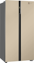 Изображение товара Холодильник Side by Side   Weissgauff WSBS 600 BeG NoFrost Inverter бежевый