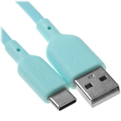 Изображение товара Кабель круглый QUMO USB Type-C - USB 2.0 Type-A голубой 1 м
