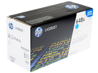 Изображение товара Картридж лазерный HP 648A (CE261A) голубой, с чипом