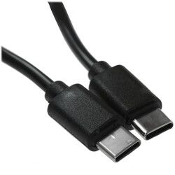 Изображение товара Кабель круглый FinePower USB Type-C - USB Type-C черный 0.2 м