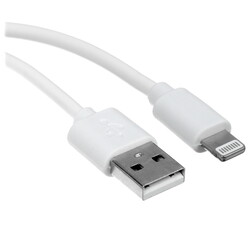 Изображение товара Кабель круглый FinePower Lightning 8-pin - USB 2.0 Type-A белый 1 м