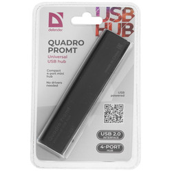Изображение товара USB-разветвитель Defender Quadro Promt