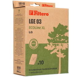 Изображение товара Комплект пылесборник и фильтр Filtero LGE 03 ECOLine XL