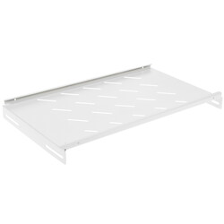 Изображение товара Полка Lanmaster TWT-CBW-S4-4/60 с креплением на 4 точки для настенных шкафов, 19" глубиной 450 мм, глубина 275 мм, нагрузка 60 кг, серый