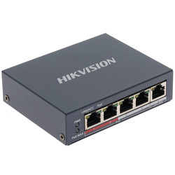 Изображение товара Коммутатор Hikvision DS-3E0105P-E(B)