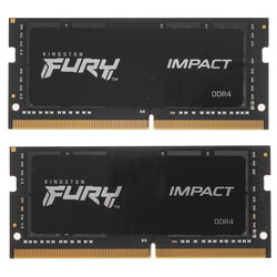 Изображение товара Оперативная память SODIMM Kingston FURY Impact [KF432S20IBK2/64] 64 ГБ
