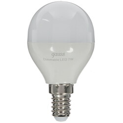 Изображение товара Лампа светодиодная Gauss LED E14/7w Dimmable