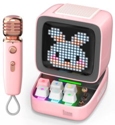 Изображение товара Портативная колонка Divoom Ditoo Mic, розовый