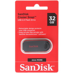 Изображение товара Память USB Flash 32 ГБ SanDisk Cruzer Snap [SDCZ62-032G-G35]