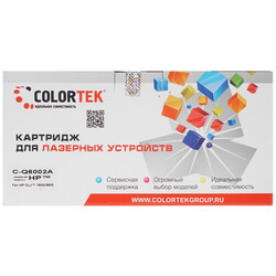 Изображение товара Картридж лазерный Colortek Q6002A (124A) Y желтый