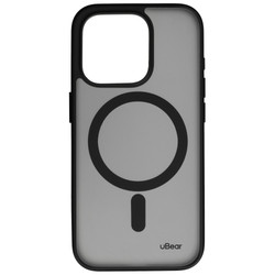 Изображение товара Накладка  uBear Cloud Mag Case для Apple iPhone 15 Pro черный/прозрачный