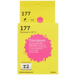 Изображение товара Картридж T2 №177 пурпурный