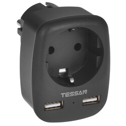 Изображение товара Адаптер питания Tessan TS-611-DE черный