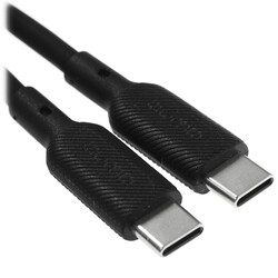 Изображение товара Кабель круглый QUMO USB Type-C - USB Type-C черный 1 м