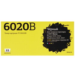 Изображение товара Тонер-картридж лазерный T2 TC-X6020B черный