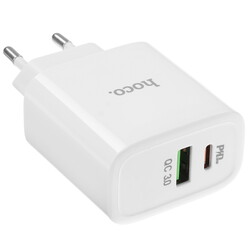 Изображение товара Сетевое зарядное устройство Hoco C57A Speed белый