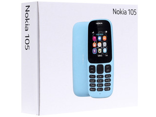 Сотовый телефон Nokia 105 New белый