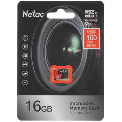 Изображение товара Карта памяти Netac microSDHC 16 ГБ [NT02P500PRO-016G-S]