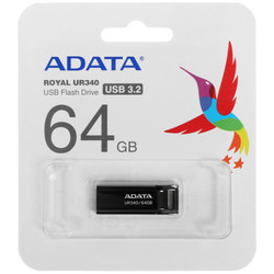 Изображение товара Память USB Flash 64 ГБ ADATA UR340 [AROY-UR340-64GBK]