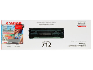 Изображение товара Картридж лазерный Canon 712BK черный, с чипом