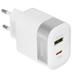 Изображение товара Сетевое зарядное устройство Hoco C58A Prominent белый