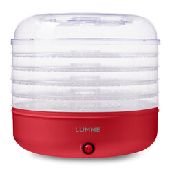 Изображение товара Сушилка для овощей и фруктов LUMME LFD-105PP красный