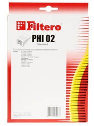 Изображение товара Комплект пылесборник и фильтр Filtero PHI 02 Standard