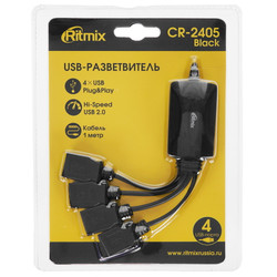 Изображение товара USB-разветвитель Ritmix CR-2405