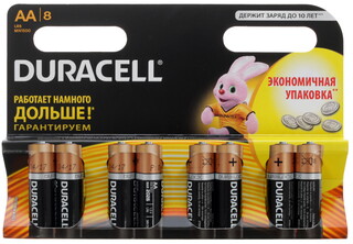 Изображение товара Батарейка Duracell Basic AA (LR6/ER14505/FR6/R6P)
